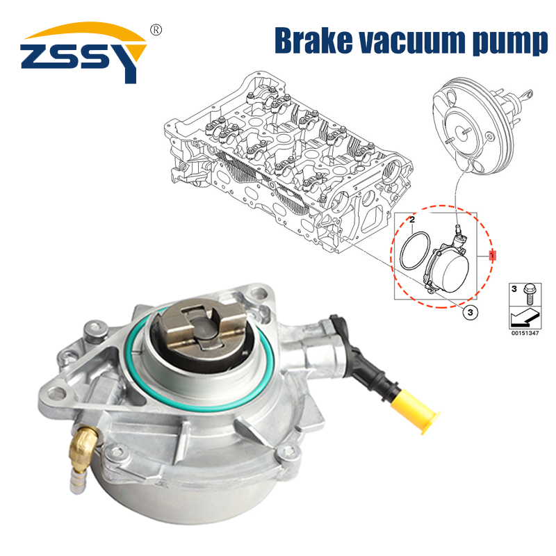 New Brake Vacuum Pump 11667556 - Vacuum Chamber Small recension och pris