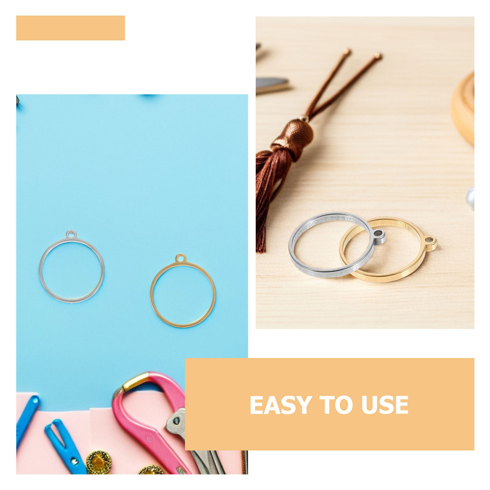 12Pcs Jewelry Making Bezel Bla - Resin Crafts Diy recension och pris