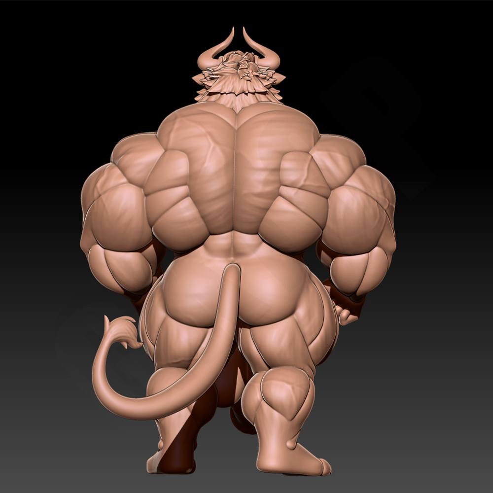 Hunky Fitness Muscle Bull 1/24 - Resin Craft Ideas recension och pris
