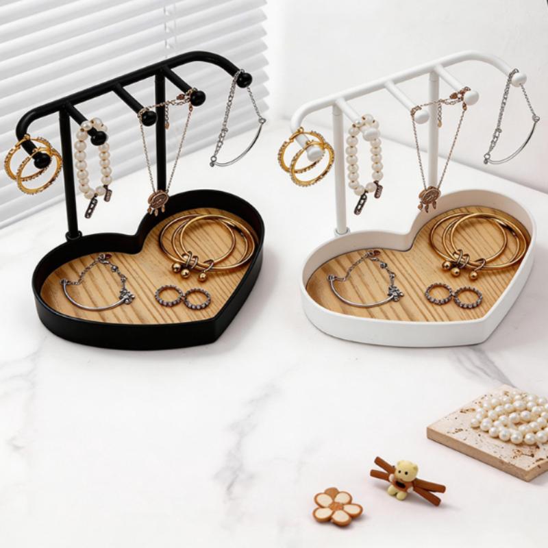 Jewelry Organizer Display Stan - Wood Ring Blank recension och pris