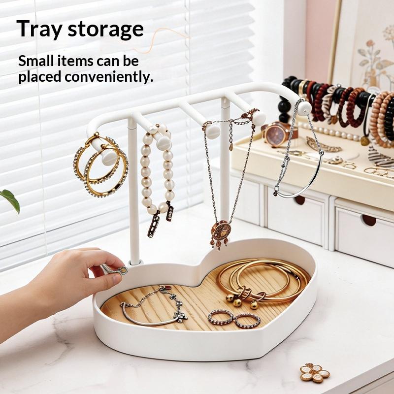 Jewelry Organizer Display Stan - Wood Ring Blank recension och pris