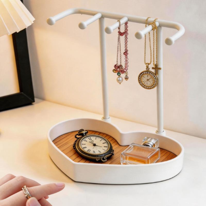 Jewelry Organizer Display Stan - Wood Ring Blank recension och pris