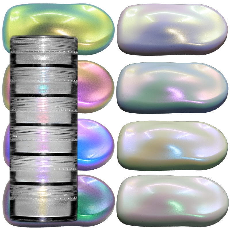 6Pcs Aurora Pearlescent Glitte - Resin Glitter Pack recension och pris