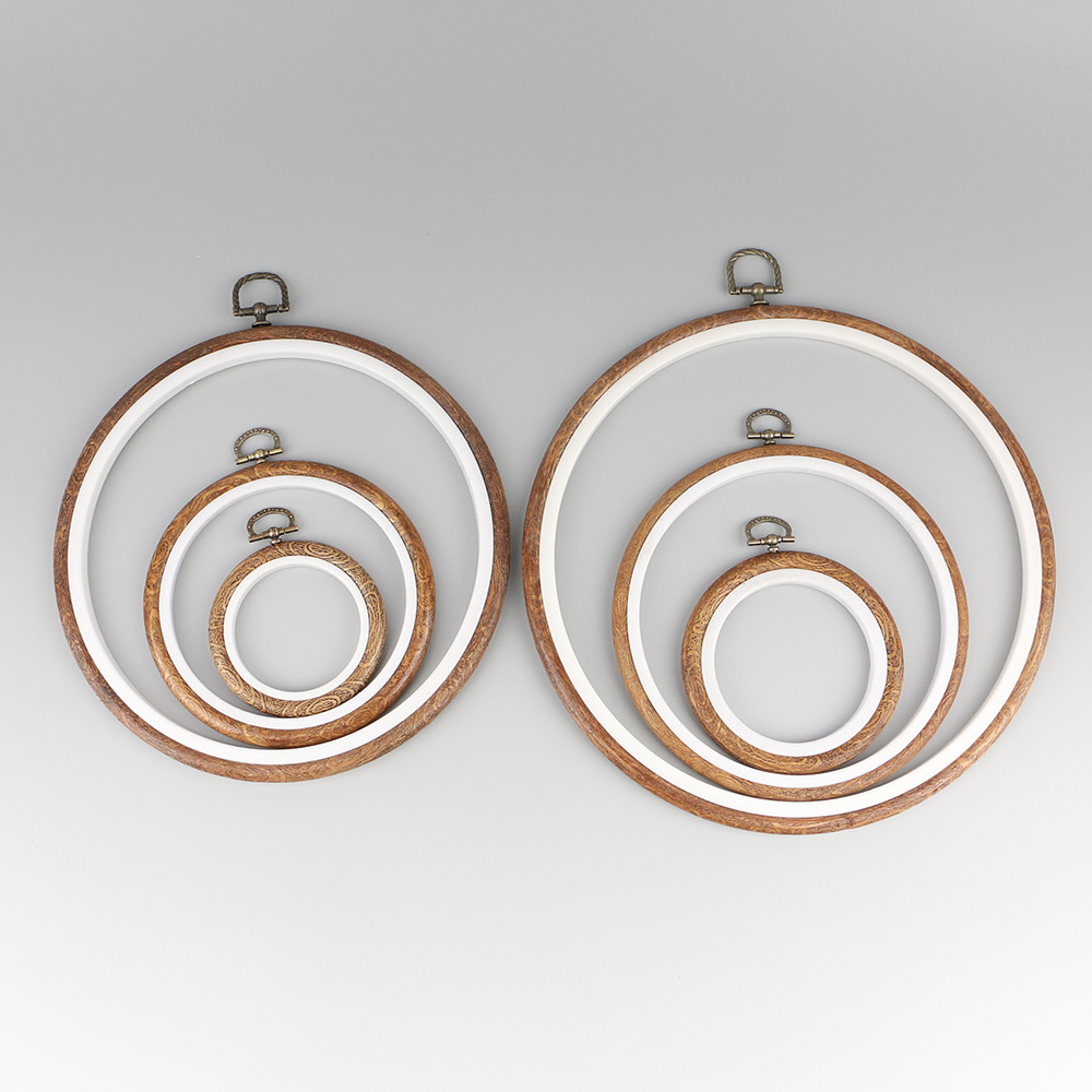 10pcs/Set 7.5-26cm Round Woode - Wood Ring Blank recension och pris