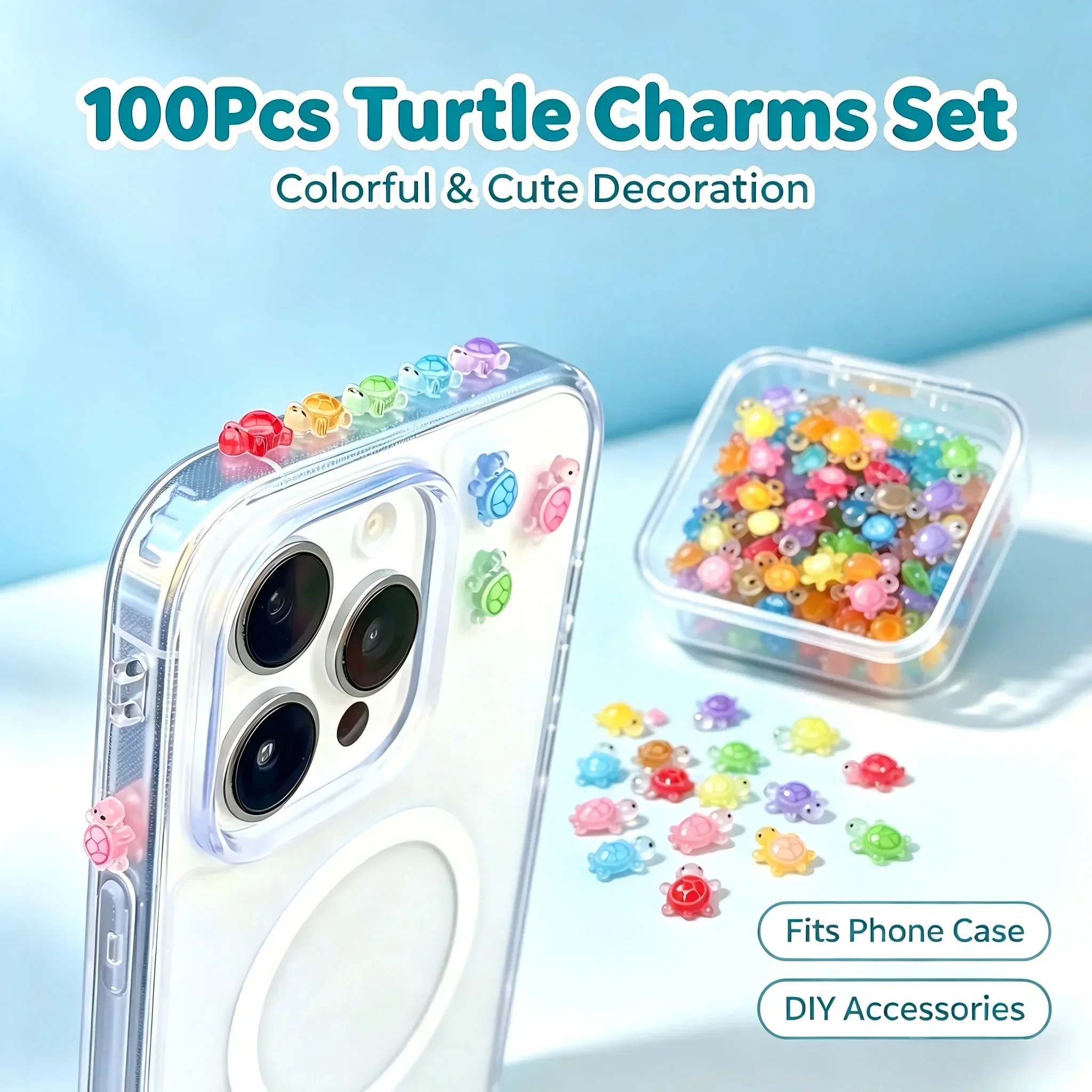 100Pcs/ Lucky Turtle Resin Cha - Resin Crafts Diy recension och pris