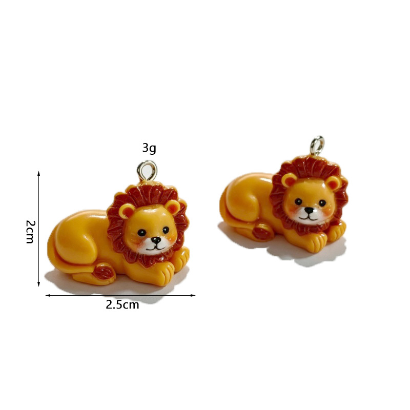 6Pcs Resin Simulation Cute Lio - Resin Crafts Diy recension och pris
