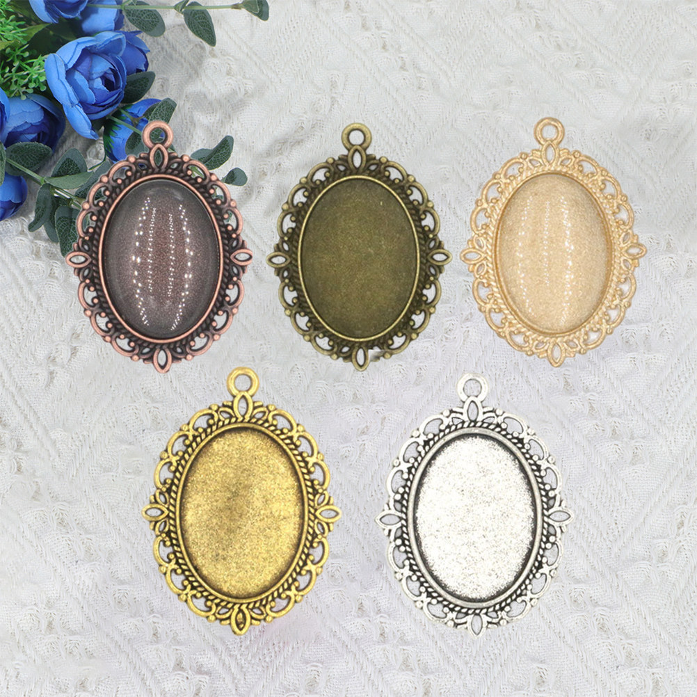 50Pcs Gemstone Pendant Vintage - Resin Crafts Diy recension och pris