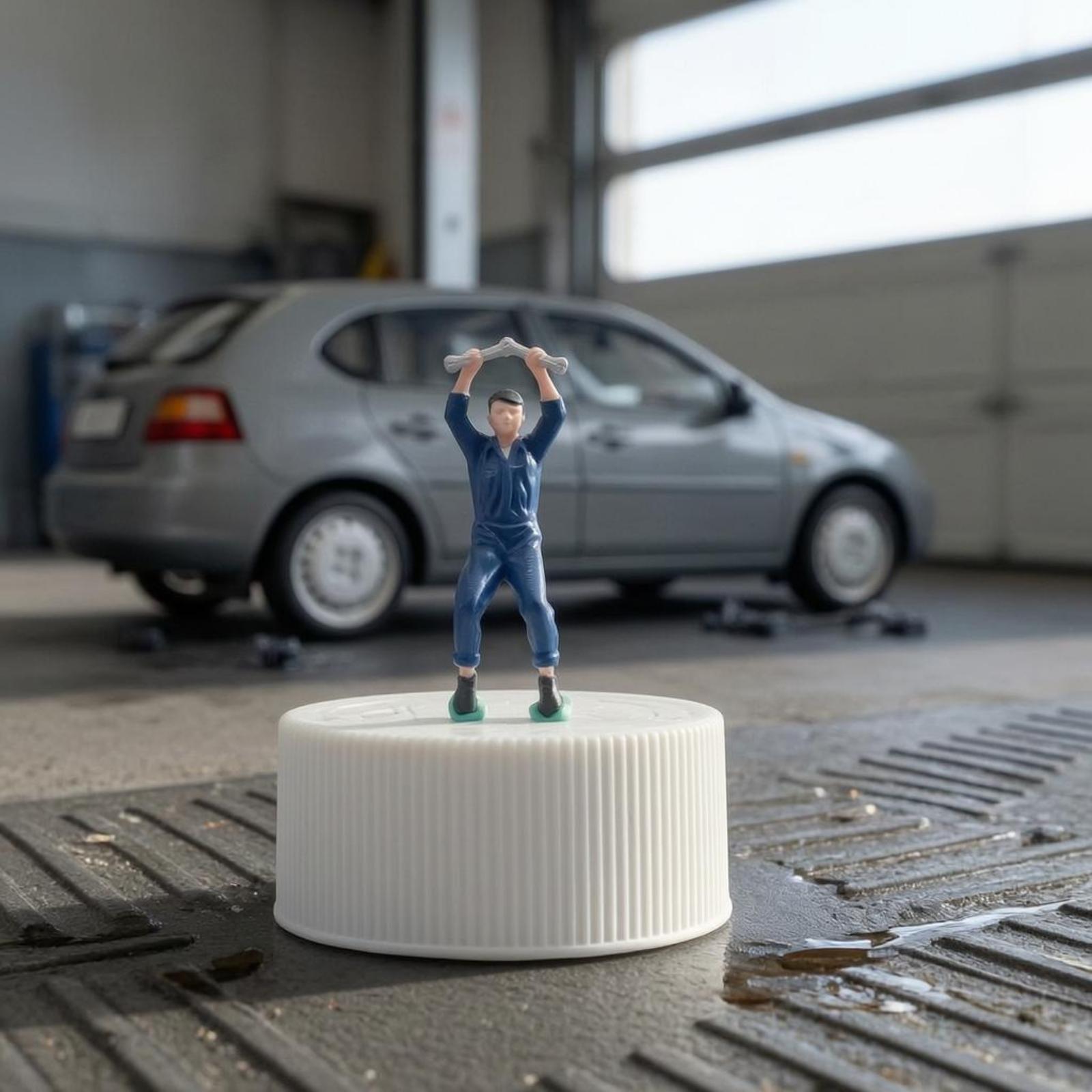 Standing Garage Mechanic Figur - Resin Craft Workshop recension och pris