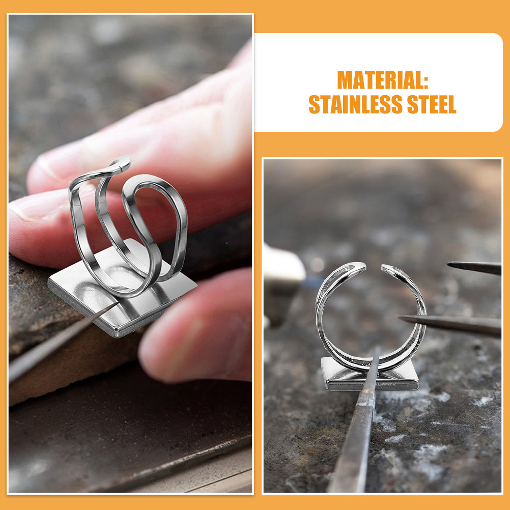 4Pcs Stainless Steel Ring Base - Resin Crafts Diy recension och pris